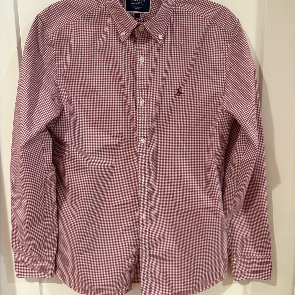 Charles Tyrwhitt Red Checked Shirt